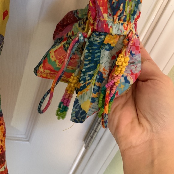 FARM Rio Colorful Patchwork Mini Dress - Picture 8 of 16